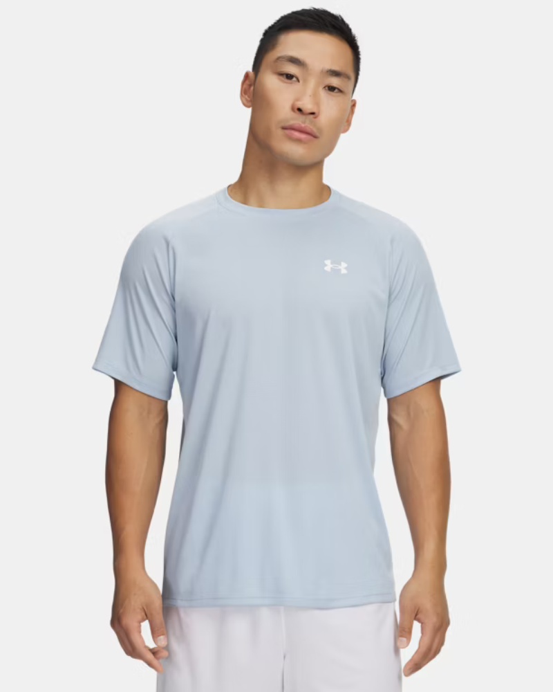 Under Armour Tech Textured T-Shirt Blue Calm - Main Image
