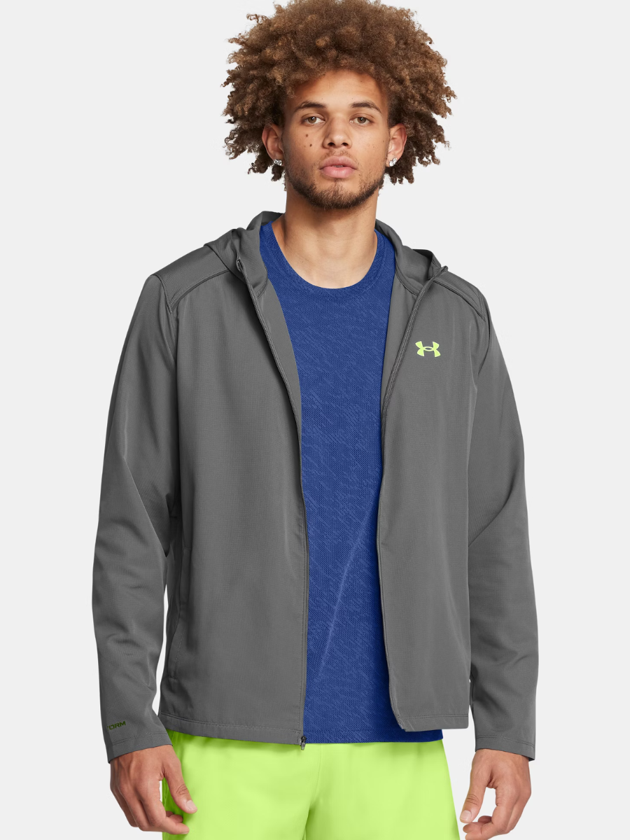 Under Armour - Launch Jacket - Grey/Volt