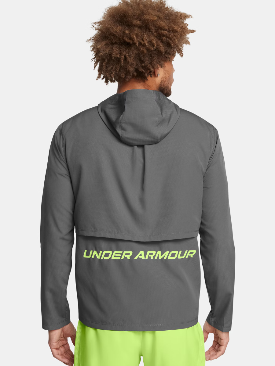 Under Armour - Launch Jacket - Grey/Volt