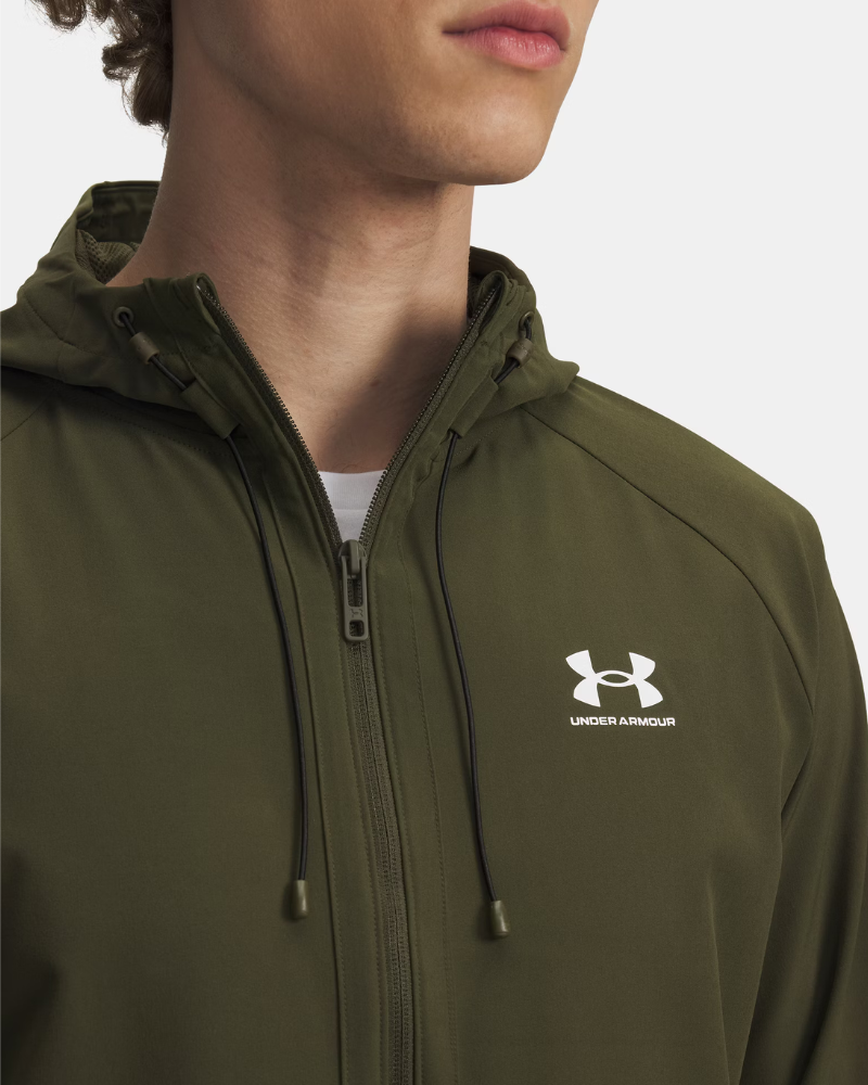 Under Armour - Stretch Woven Windbreaker - Expedition Green