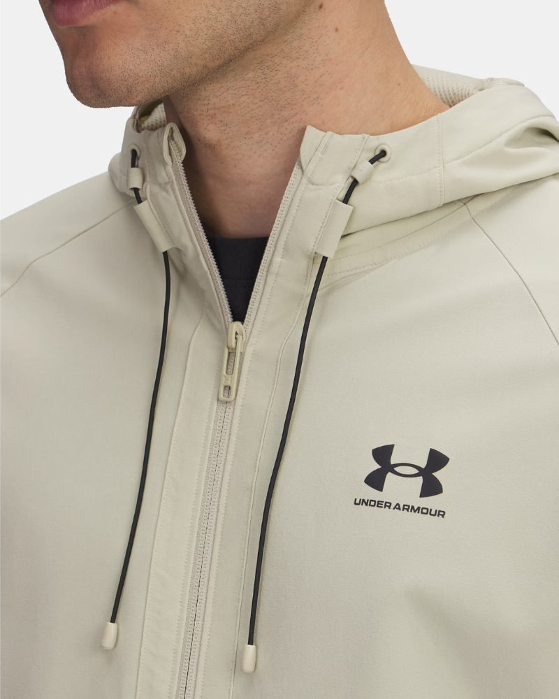 Under Armour - Stretch Woven Windbreaker - Stone