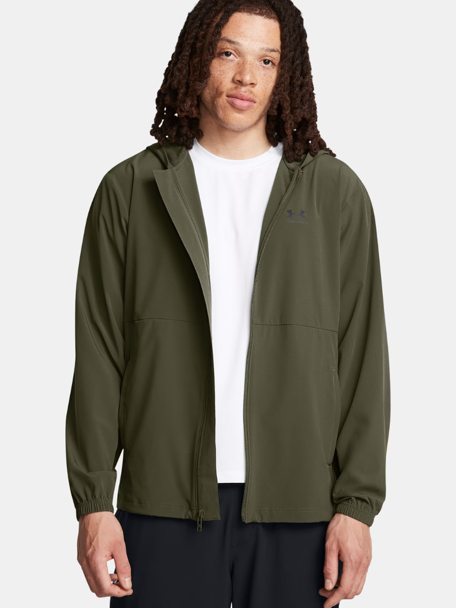 Under Armour - Stretch Windbreaker - Khaki