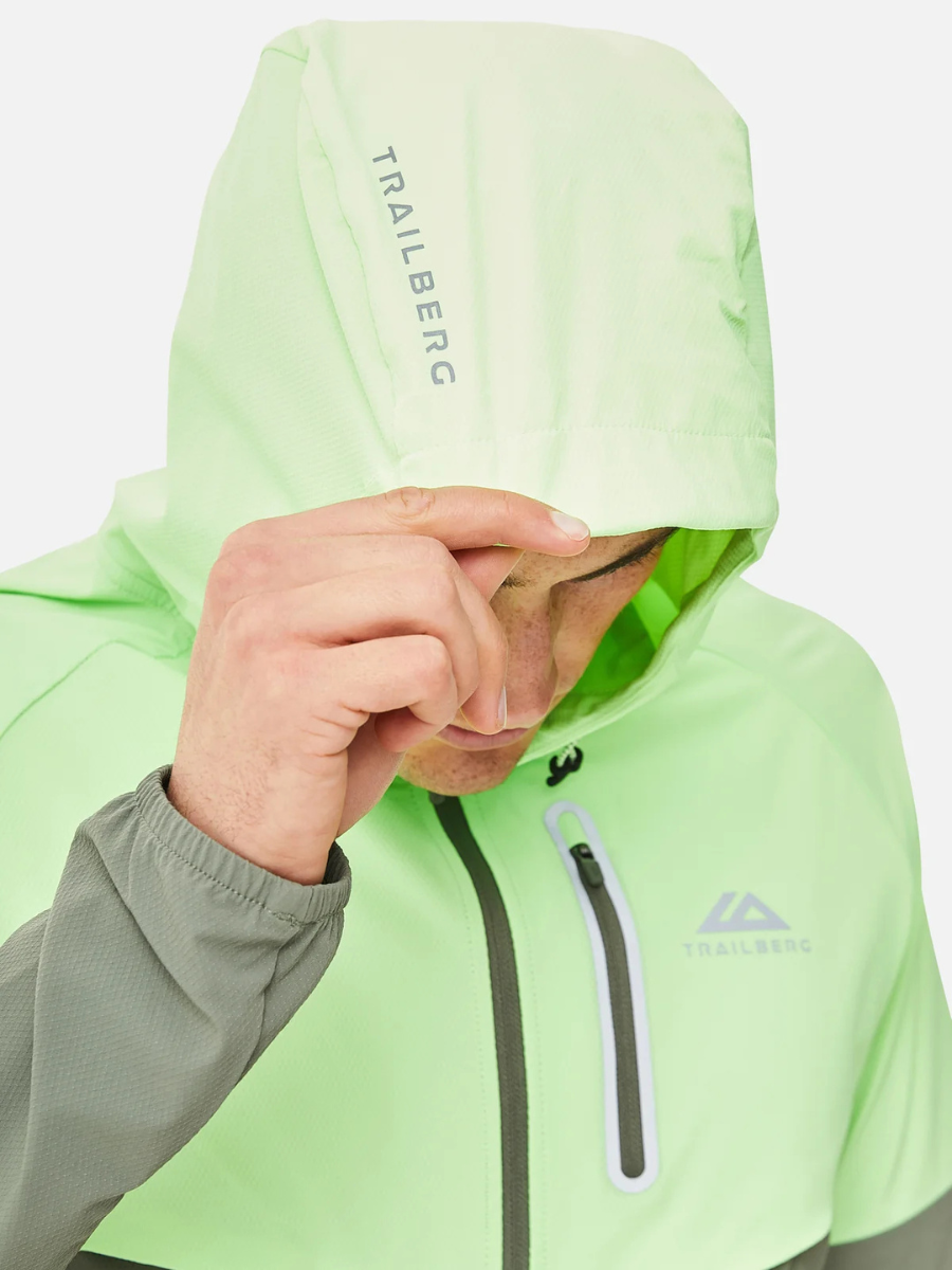 Trailberg - SS25 Cloud 2.0 Windbreaker - Agave Green/Neon