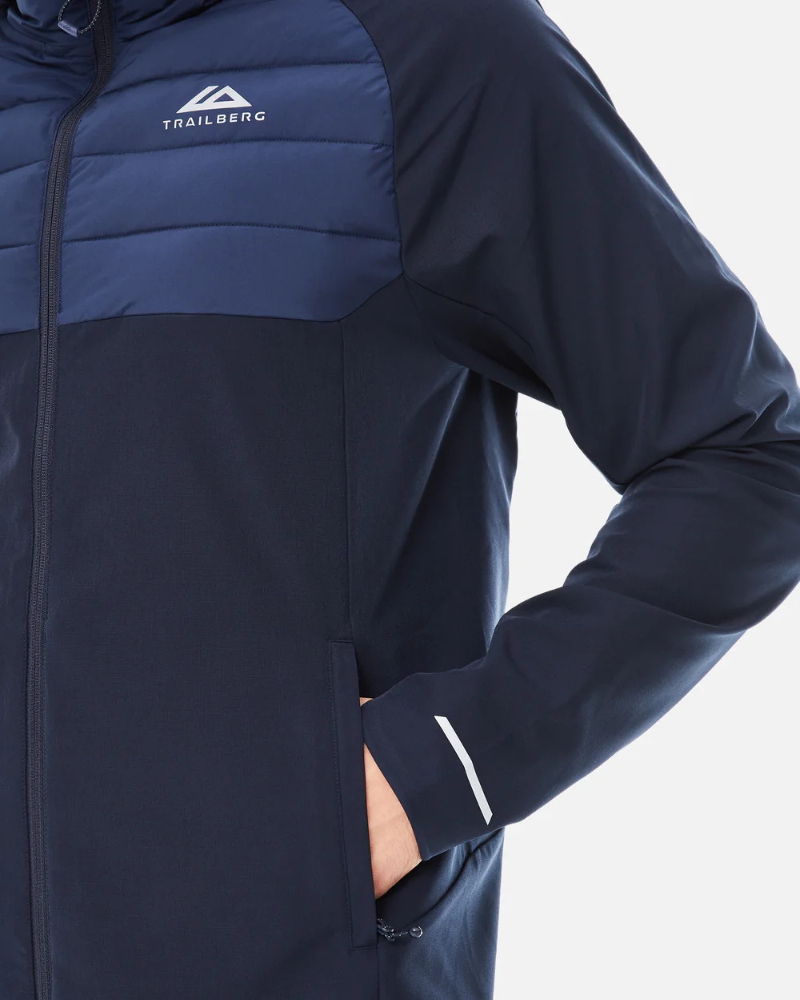 Trailberg - Rhine 2.0 Hybrid Jacket - Deep Ocean/Navy Blue