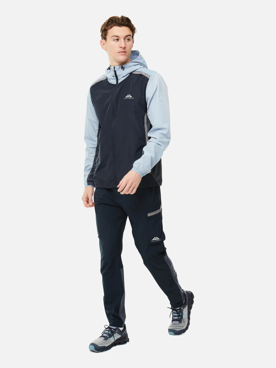 Trailberg - Triathlon SS25 Windbreaker - Navy/Grey/Blue
