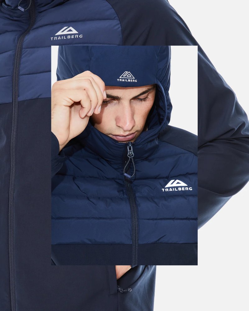Trailberg - Rhine 2.0 Hybrid Jacket - Deep Ocean/Navy Blue