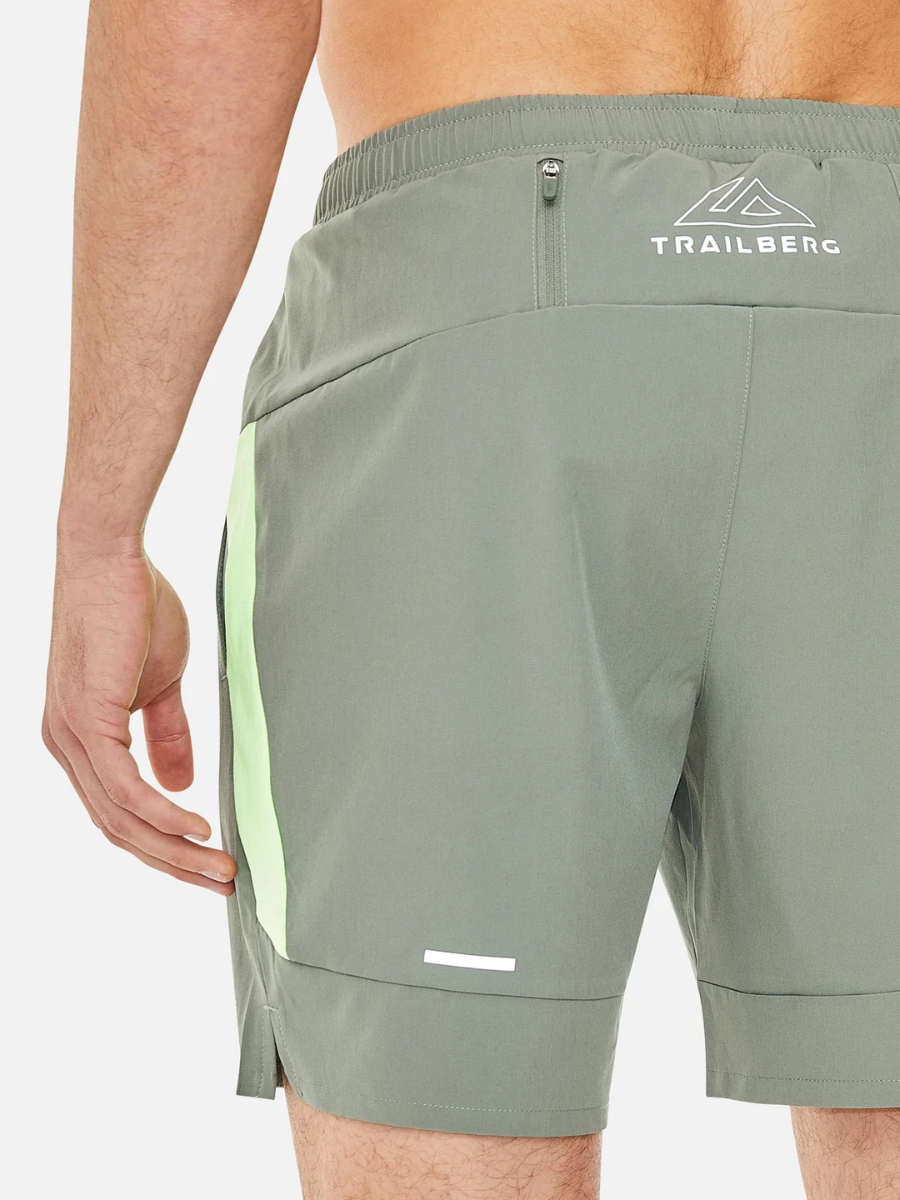 Trailberg - SS25 Cloud Shorts - Agave Green/Neon