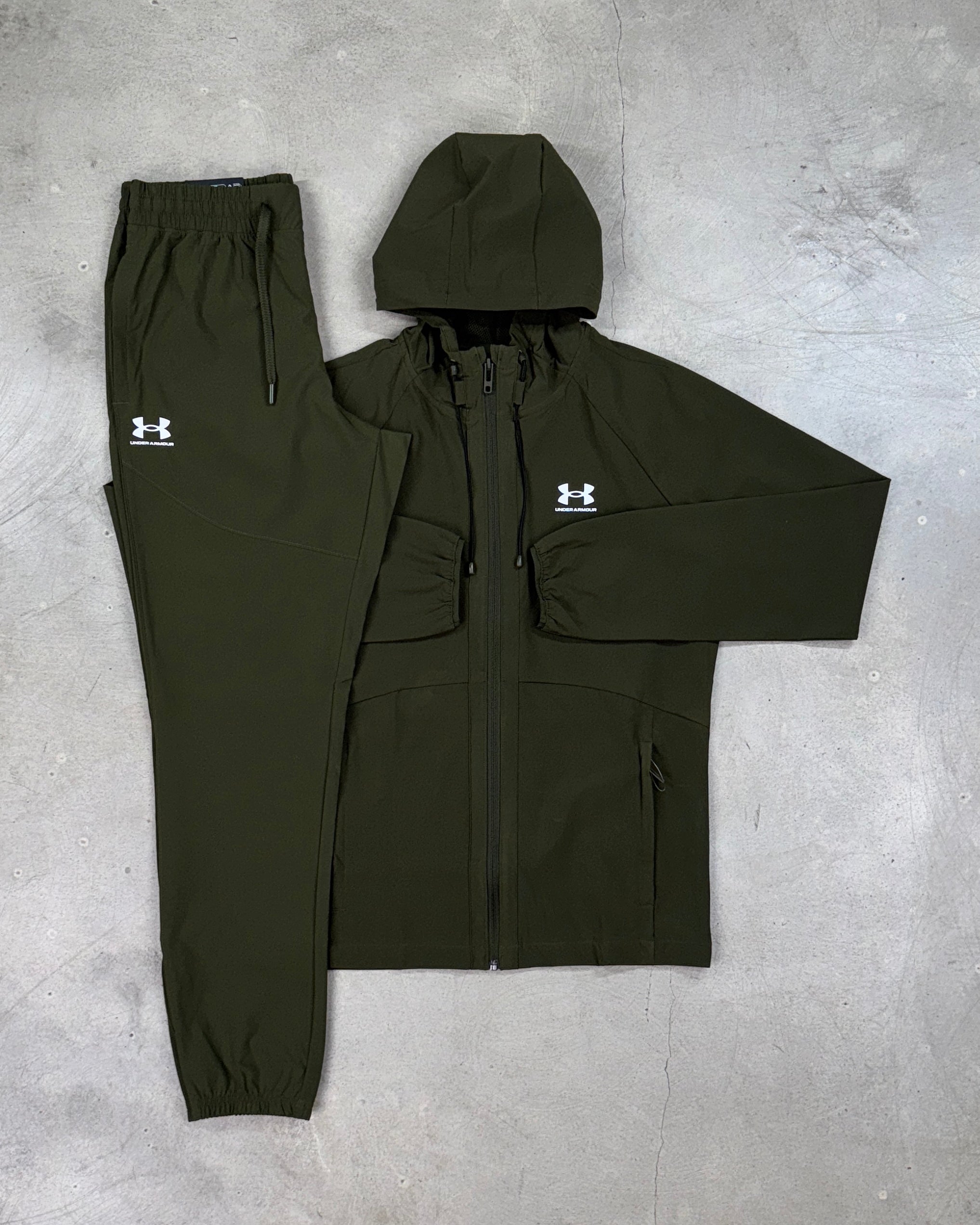 Under Armour - Stretch Woven Tracksuit - Khaki