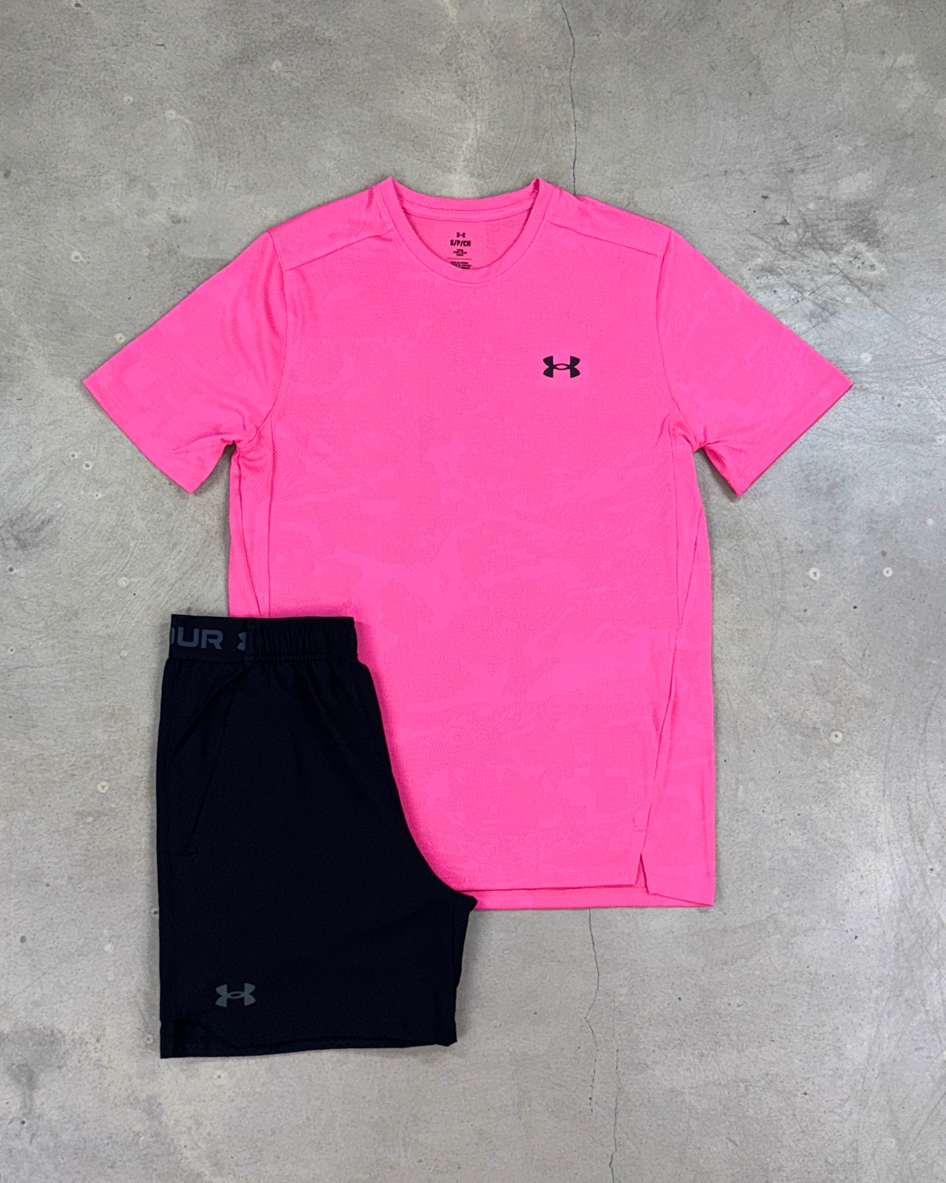 Under Armour - Jacquard Vanish Set - Super Pink/Black
