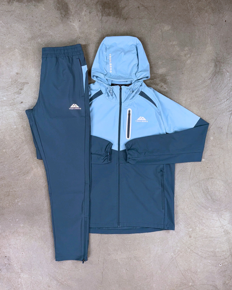 Trailberg - AW25 Cloud Tracksuit - Slate Blue/Dove Blue
