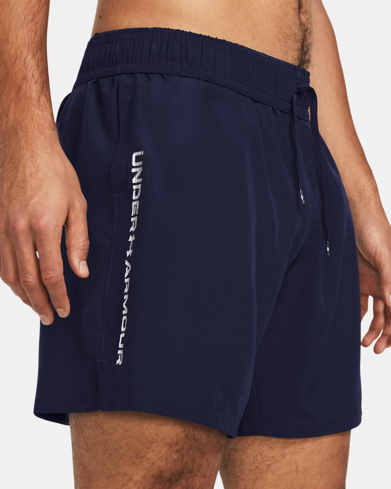 Under Armour - Tech Woven Wordmark Shorts - Navy