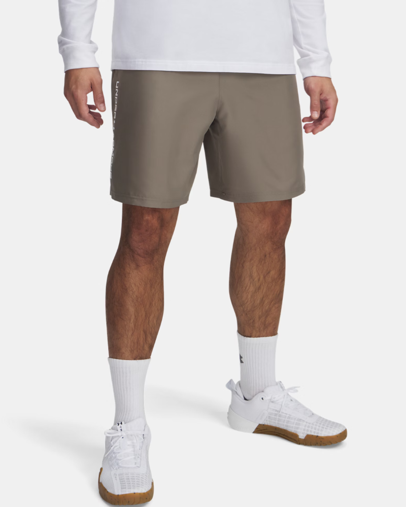 Under Armour - Tech Woven Wordmark Shorts- Stone