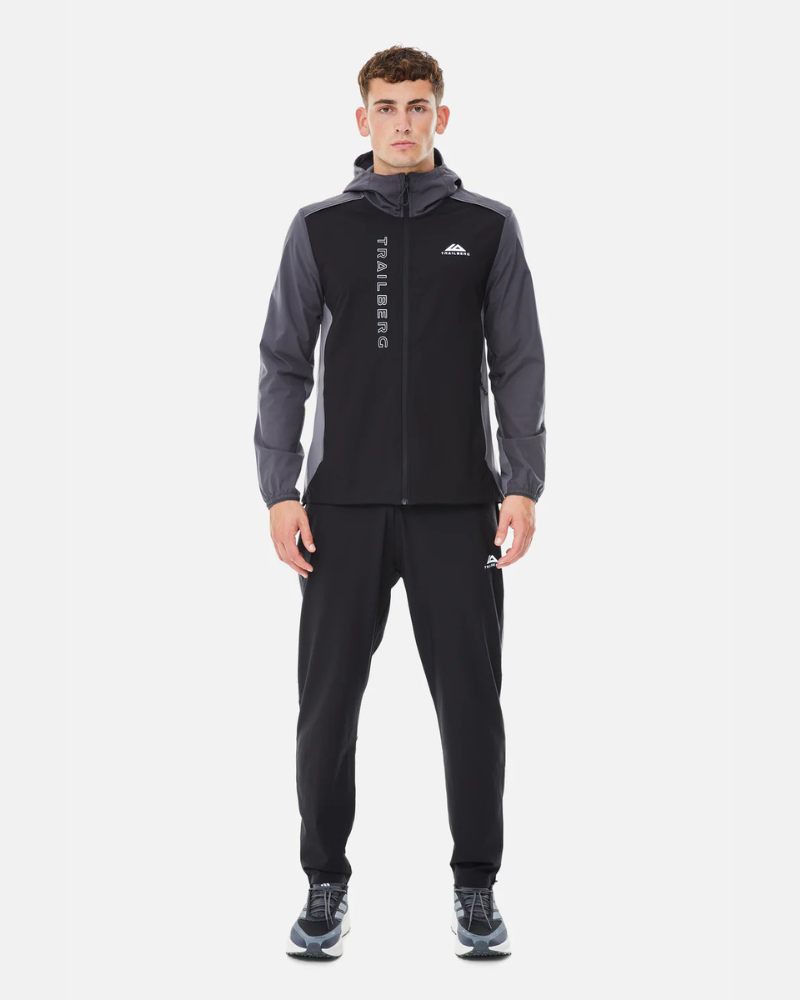 Trailberg - AW25 Triathlon Tracksuit - Black/Volcano Grey