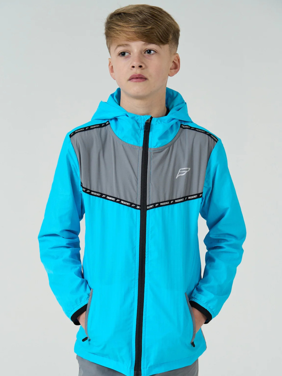 Frequency - Junior Tech Track Jacket - Sky Blue