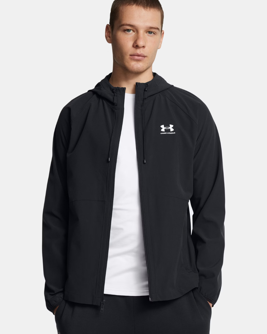 Under Armour - Stretch Woven Tracksuit - Black/White