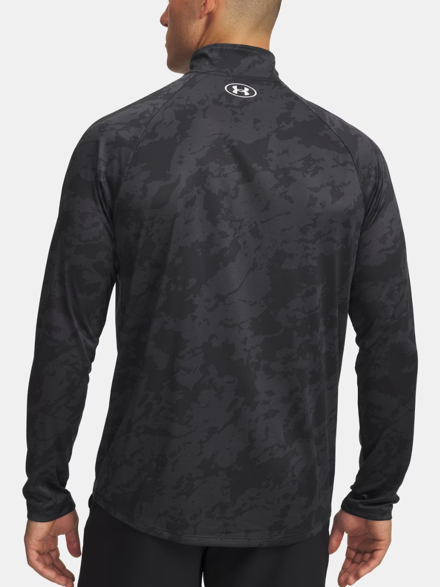 Under Armour - Half Zip - Black Camo
