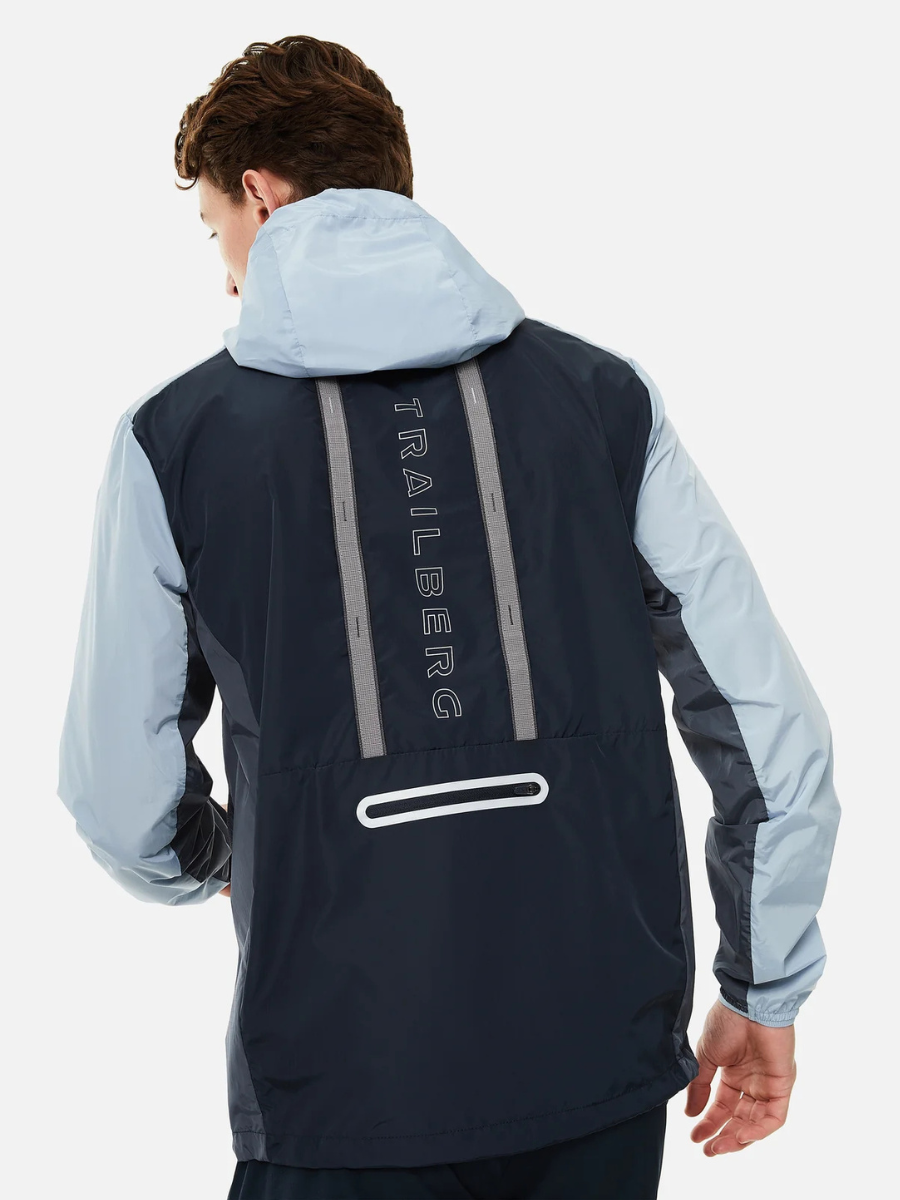 Trailberg - Triathlon SS25 Windbreaker - Navy/Grey/Blue