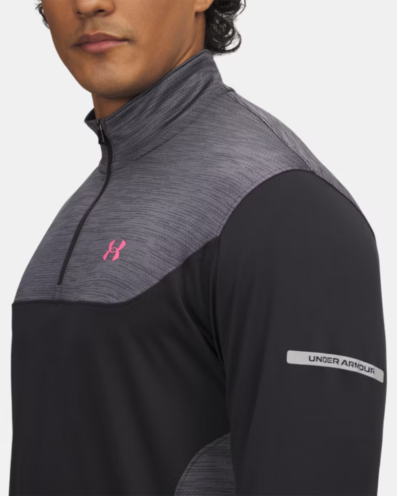 Under Armour - Tech Utility 1/4 Zip - Black/Pink