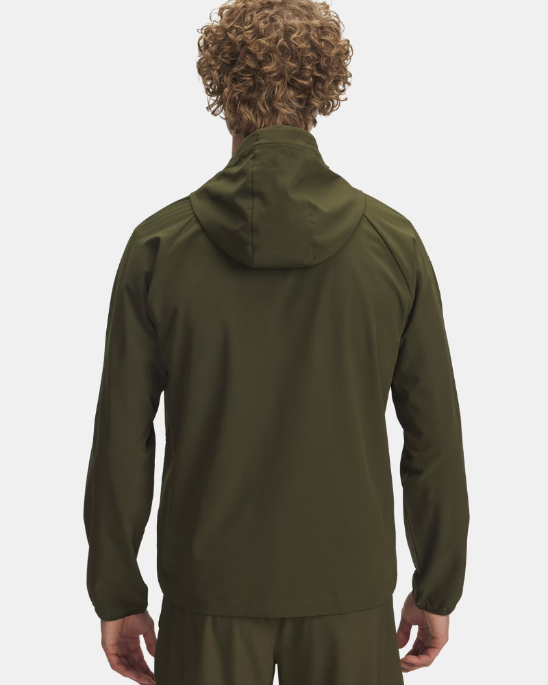 Under Armour - Stretch Woven Windbreaker - Expedition Green