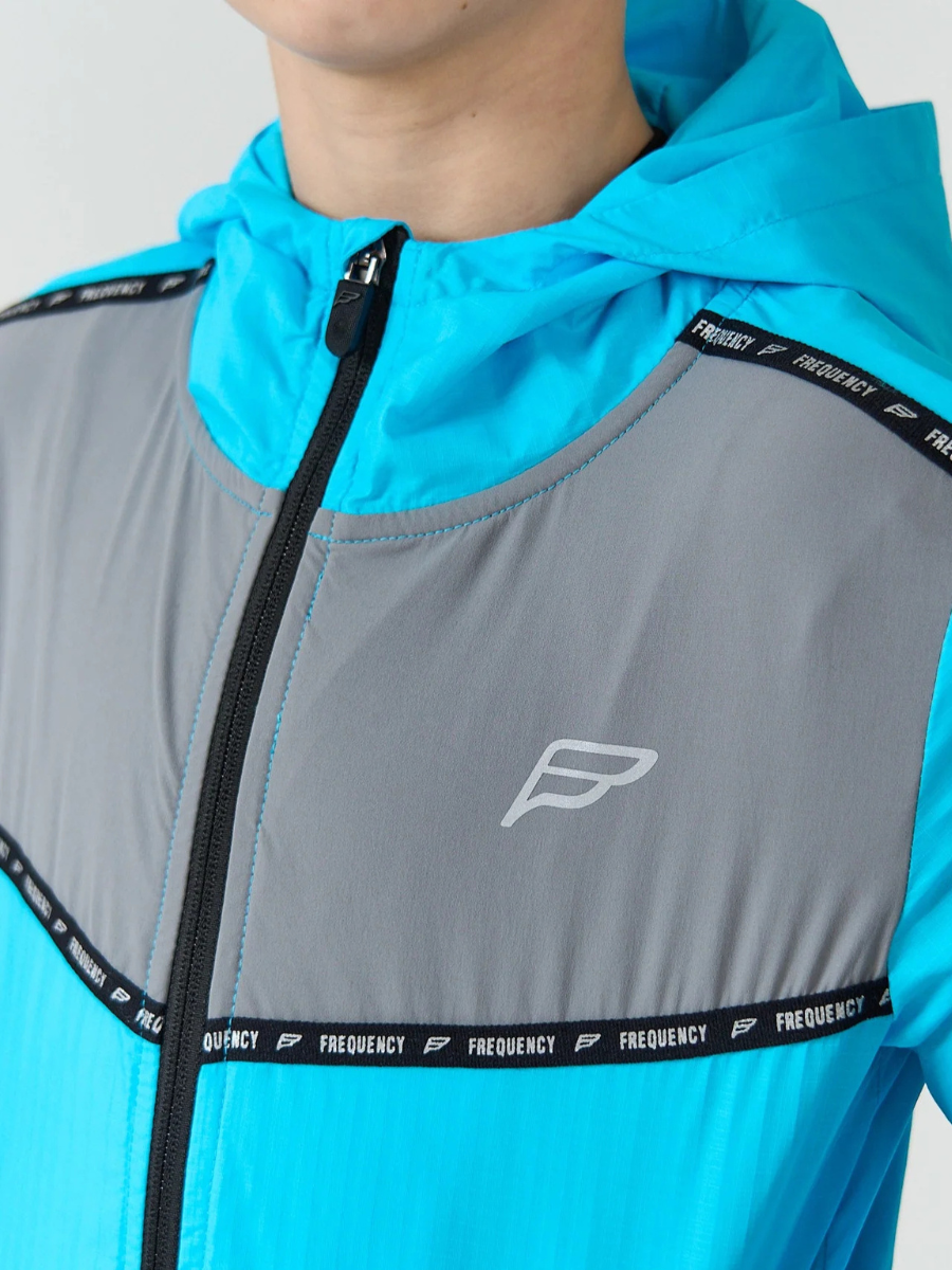 Frequency - Junior Tech Track Jacket - Sky Blue