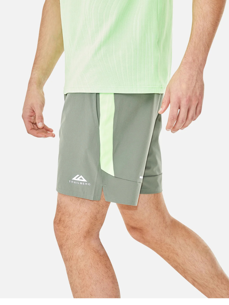 Trailberg - SS25 Cloud Shorts - Agave Green/Neon