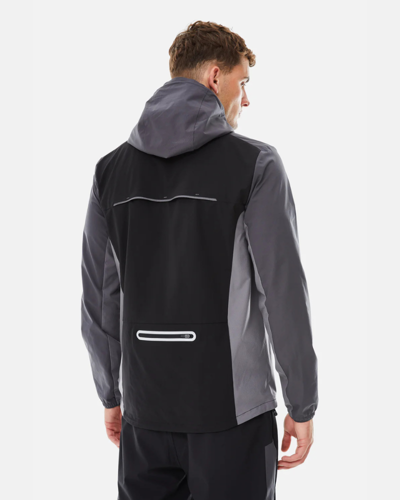 Trailberg - AW25 Triathlon Windbreaker - Black/Volcano Grey/Urban Smoke