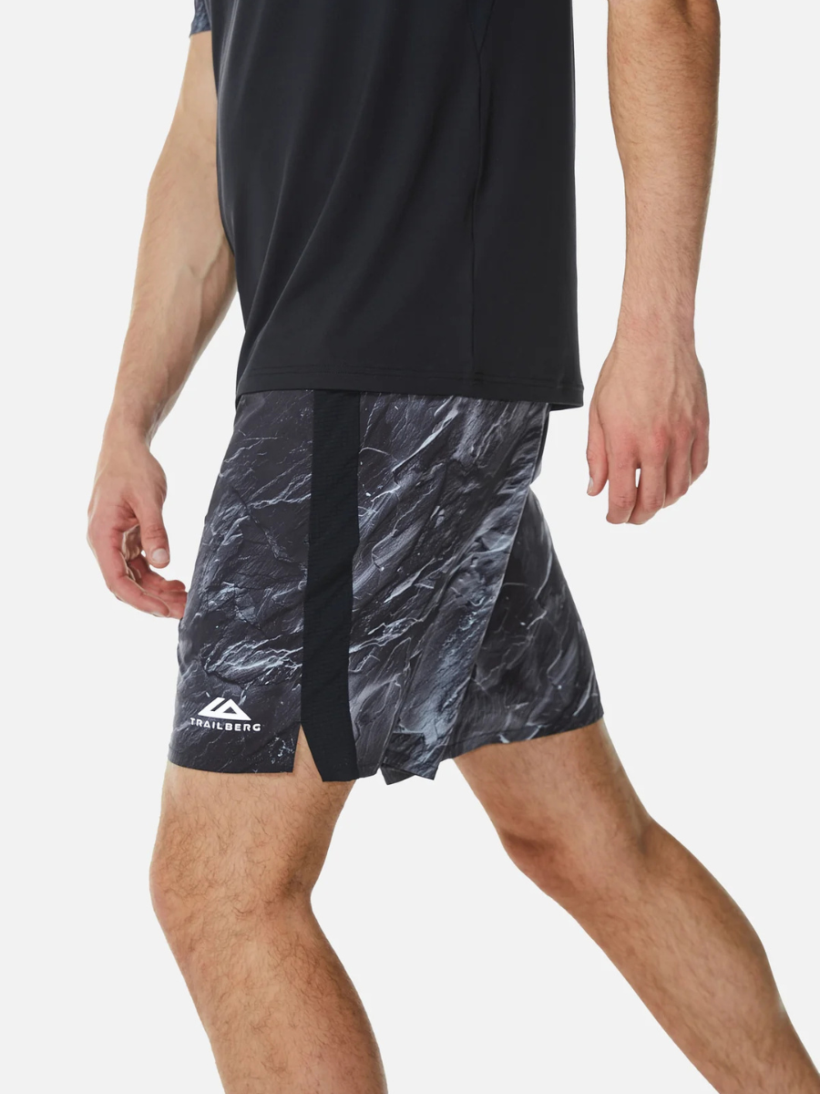 Trailberg - Vertex Obsidian Shorts - Black/Neon Lime