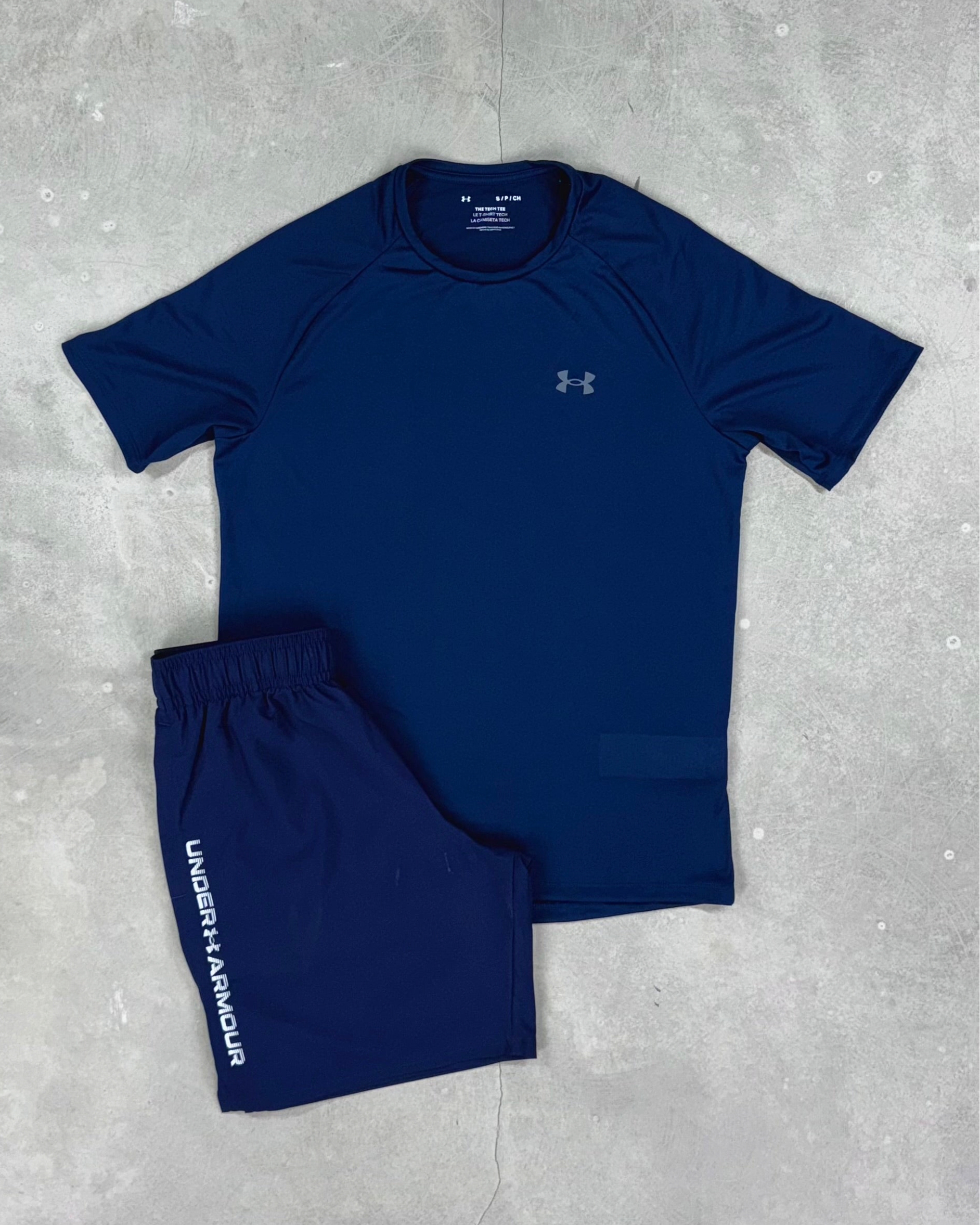 Under Armour Tech Wordmark Set Navy