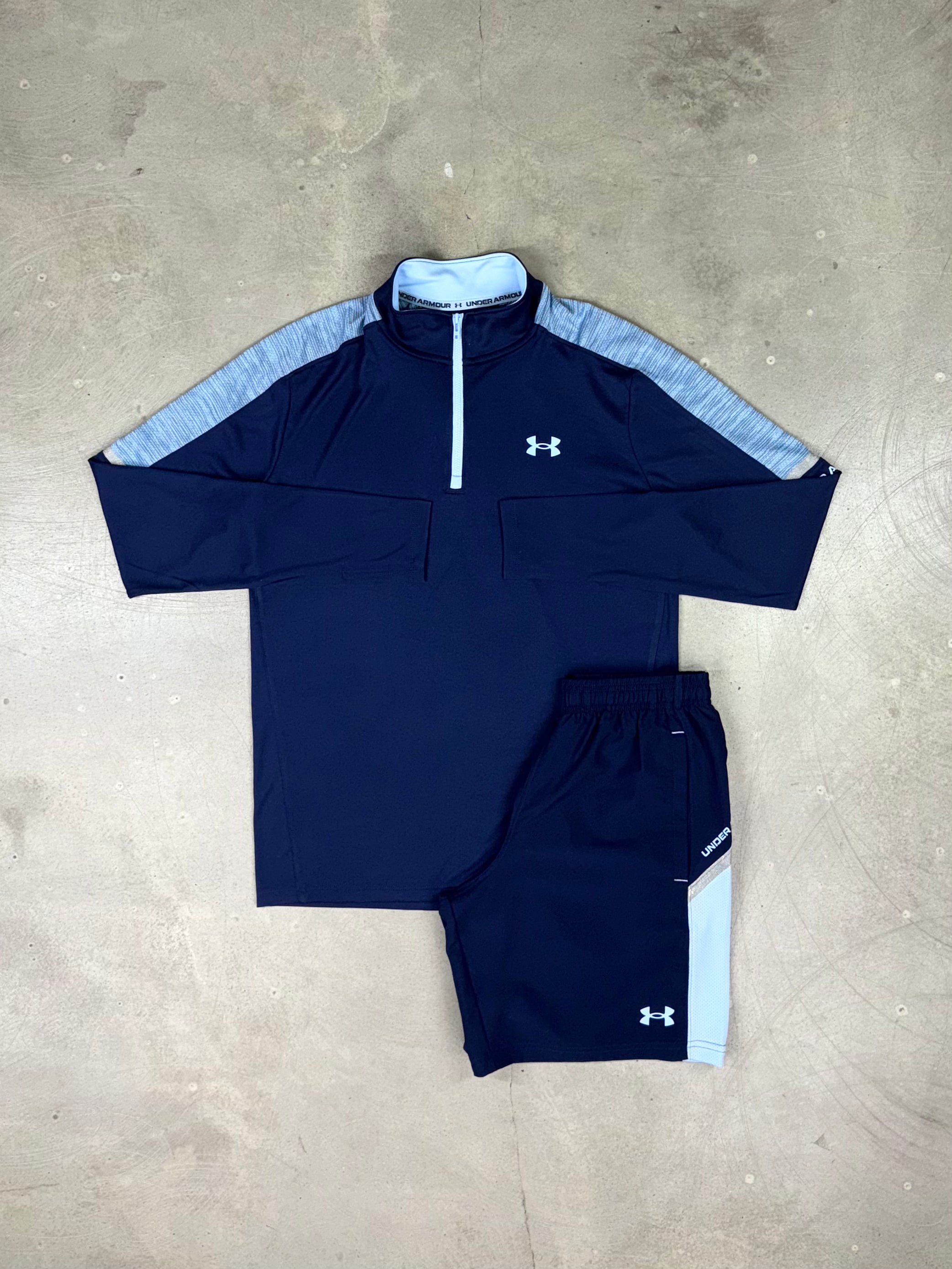 Under Armour - Utility 1/4 Zip Set - Navy