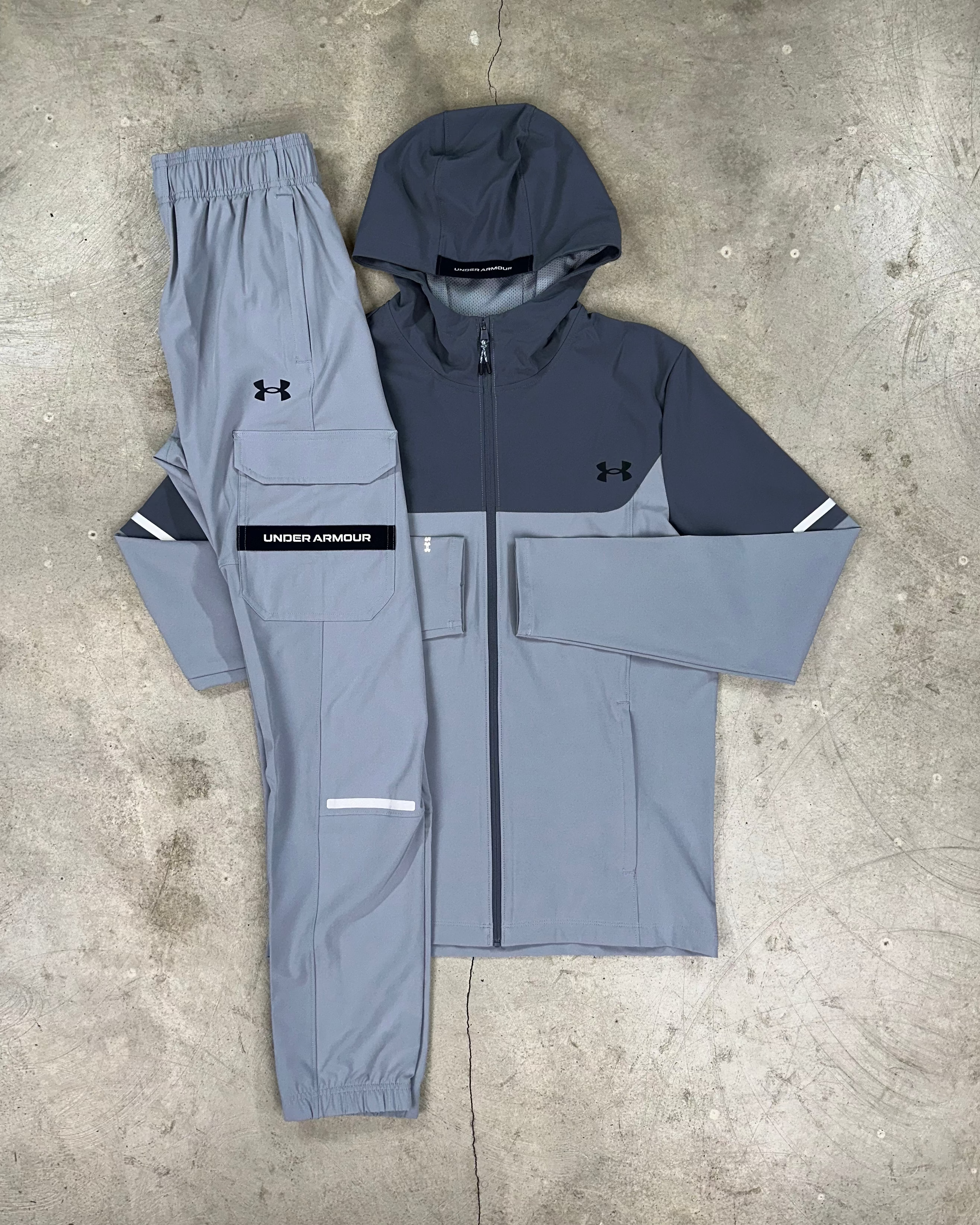 Under Armour - Tech Utility Woven Tracksuit - Grey