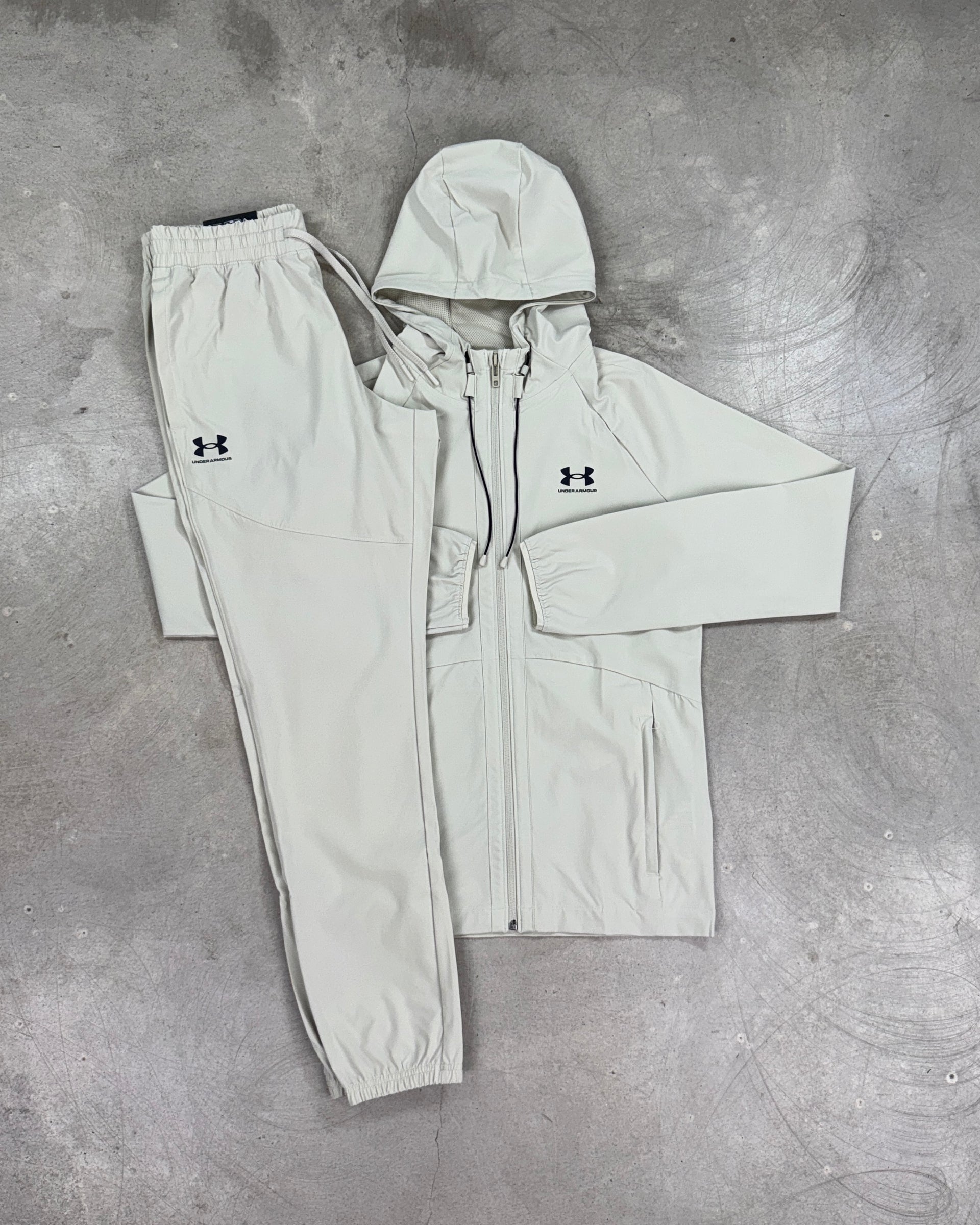 Under Armour Stretch Woven Tracksuit Stone