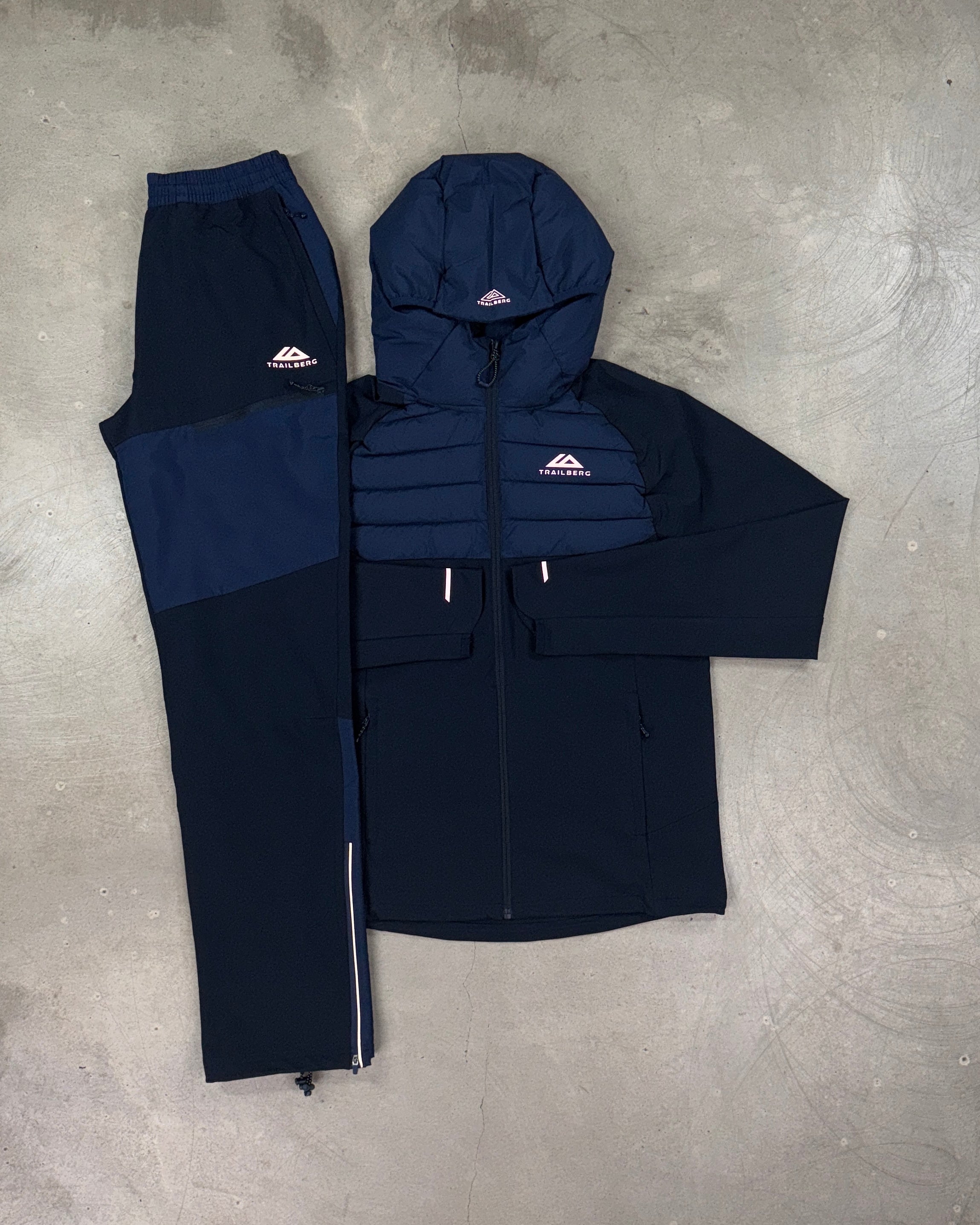 Trailberg - Rhine 2.0 Hybrid Tracksuit - Deep Ocean/Navy Blue