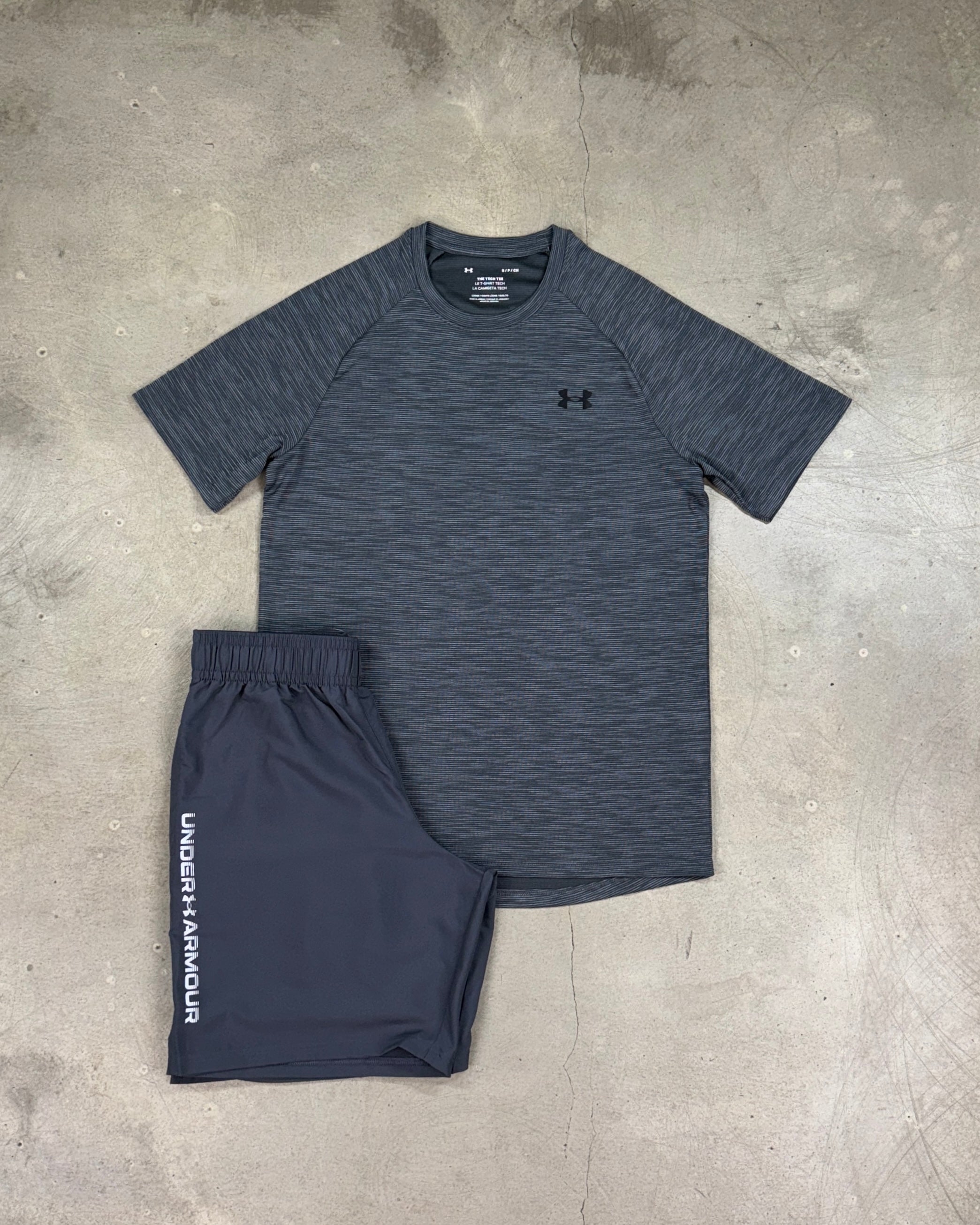 Under Armour - Tech Textured Wordmark Set - Castlerock