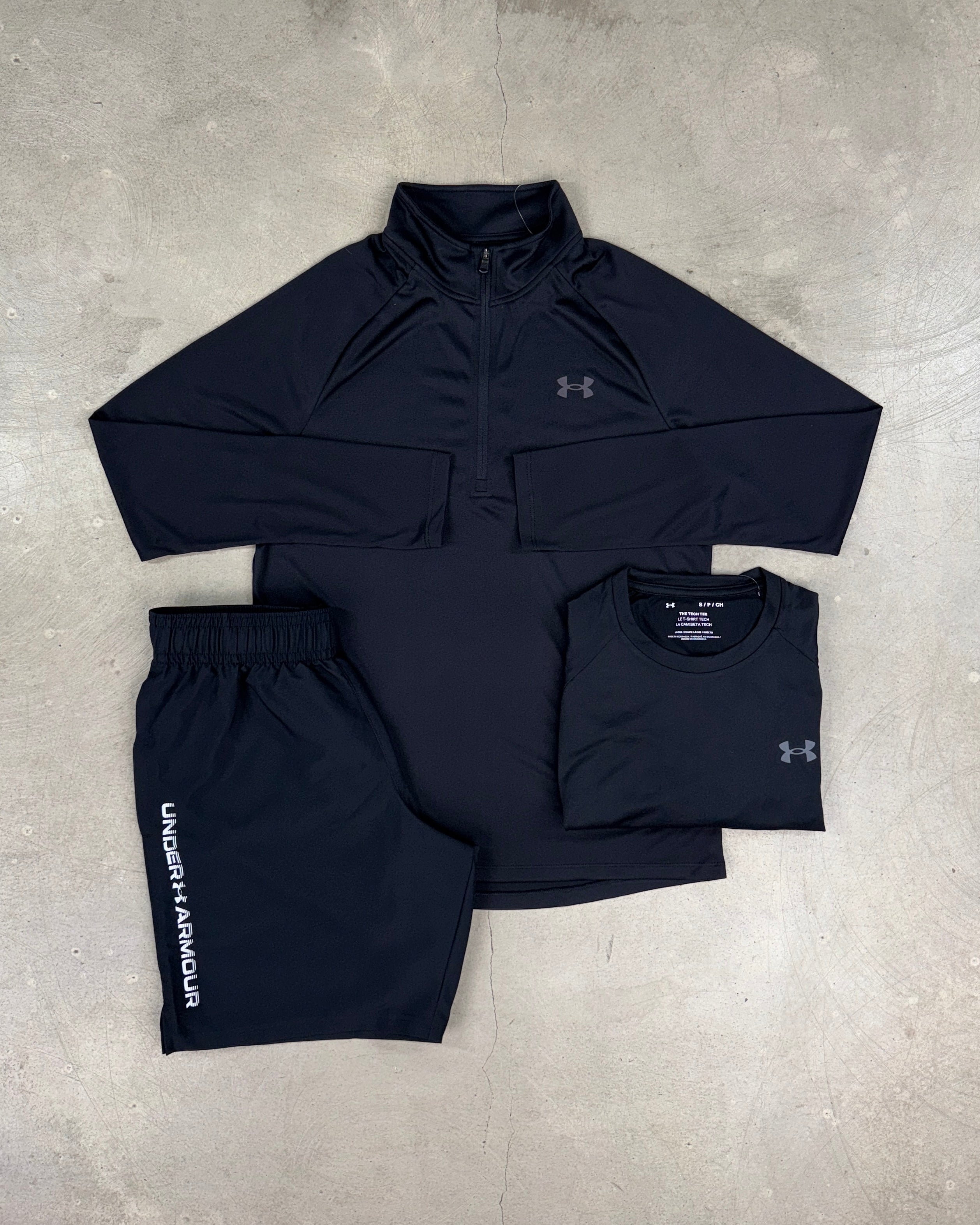 Under Armour - Tech 2.0 Three Piece - Black