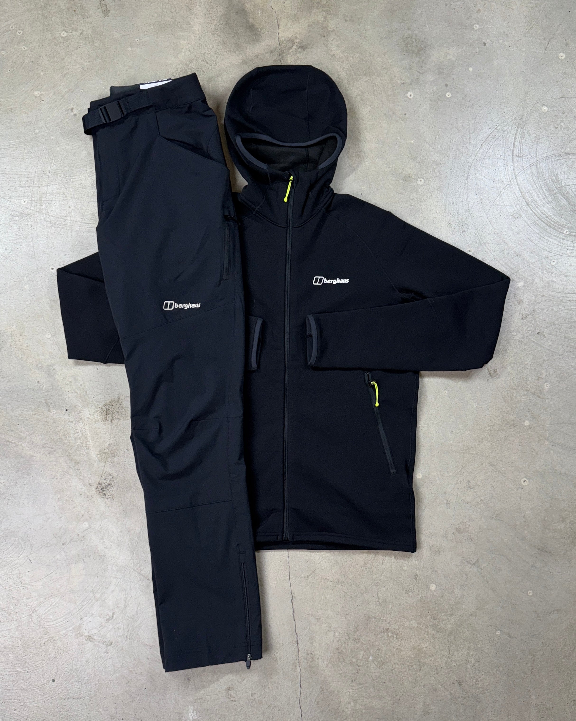 Berghaus - Kinetic Powerstretch Tracksuit - Black