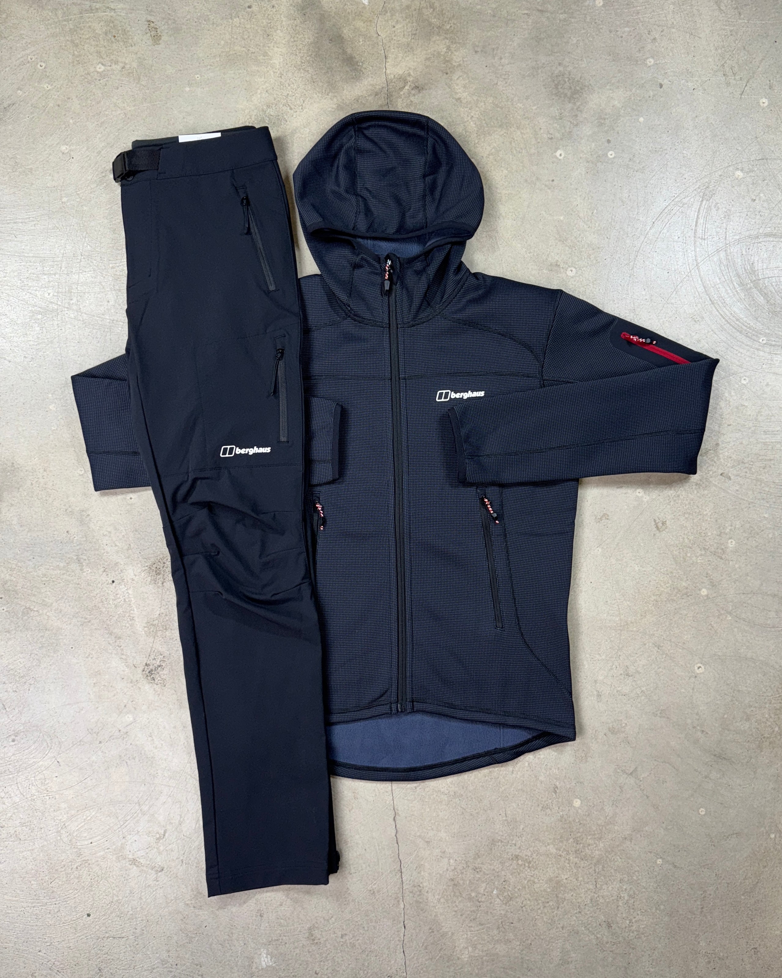 Berghaus - Pravitale Explorer Tracksuit - Black/Grey