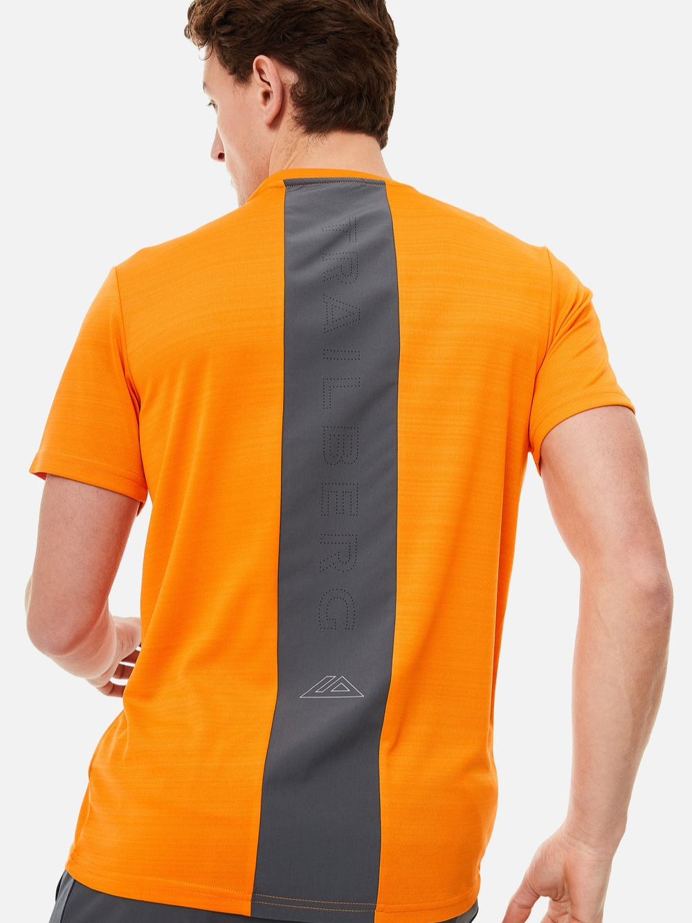 Trailberg - SS25 Cloud Tee - Orange/Grey