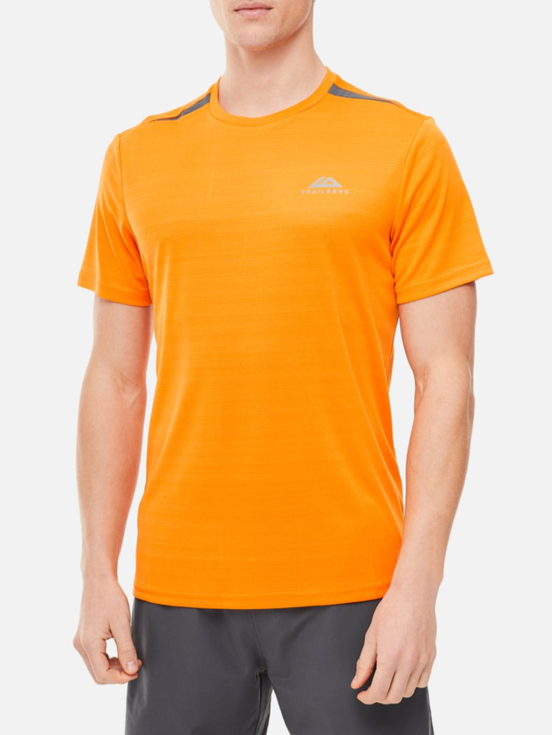 Trailberg - SS25 Cloud Tee - Orange/Grey